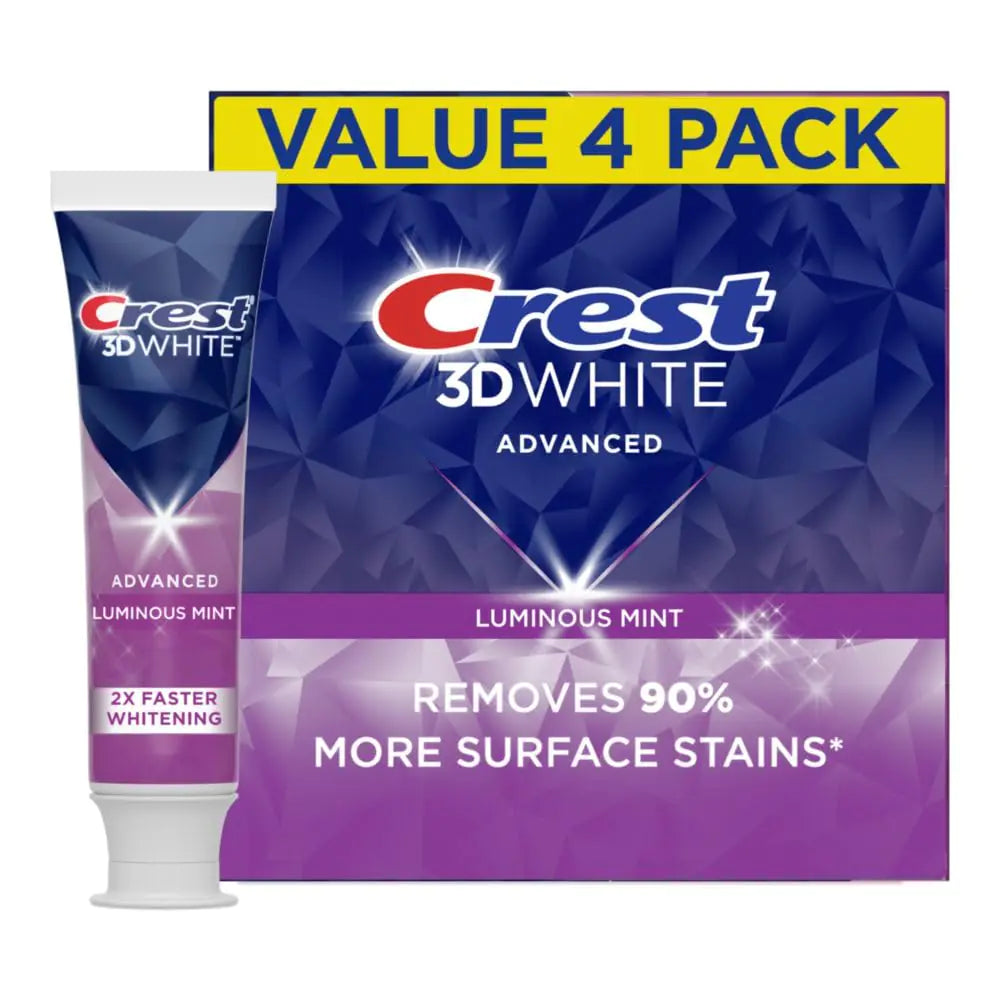 Crest 3D White Advanced Luminous Mint Teeth Toothpaste